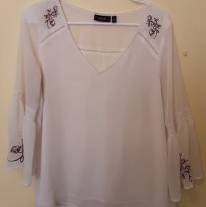 Sheer Apt 9 blouse